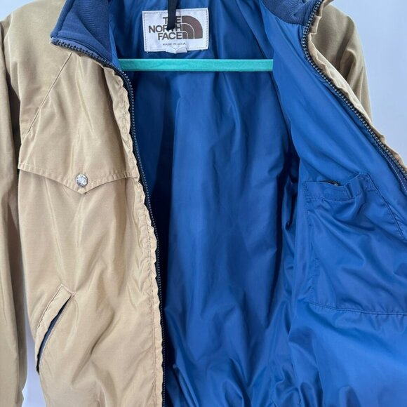 Vintage The North Face Tan Jacket Womens Medium W-M Nylon Blend Made In USA - Picture 8 of 9